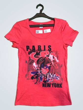 Cecilia Classics Women's Red Graphic T-Shirt