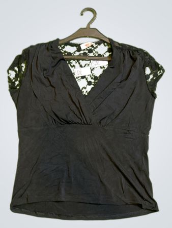 Orsay Black Lace Top