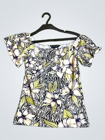 Dorothy Perkins Floral Zebra Print Top