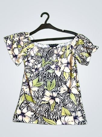 Dorothy Perkins Floral Zebra Print Top