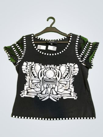Leslie Black Graphic T-Shirt