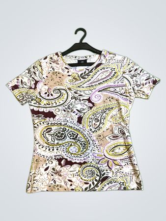 Bonher Paisley Print T-Shirt