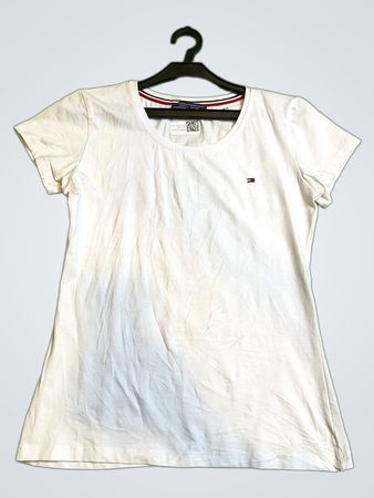 Tommy Hilfiger White Cotton T-Shirt