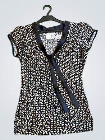 Yessica Black and White Patterned Dress