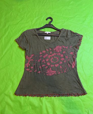 Green Floral T-Shirt