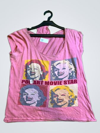 Pink Marilyn Monroe Graphic T-Shirt