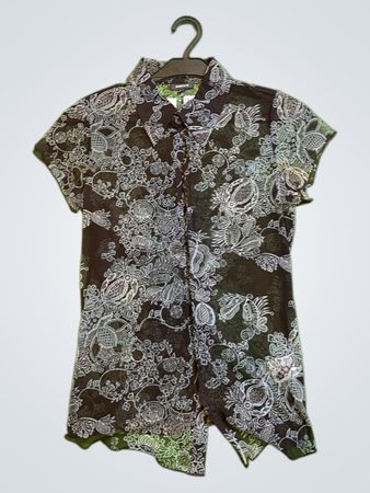 MEXX Black and White Paisley Romper