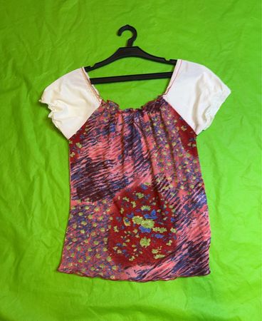 Verrückte Welt Floral Bluse