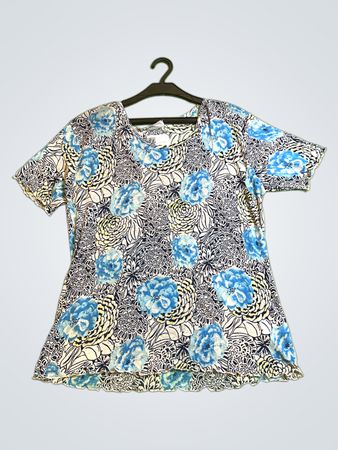 X-Mail Floral Print T-Shirt