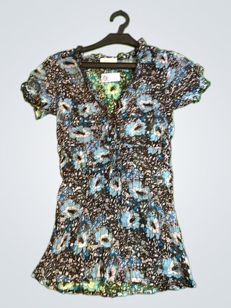 Maggie Floral Kurzarmkleid