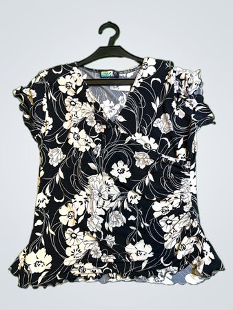 Bluse mit floralem Muster
