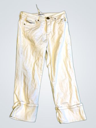 Weiße Jeans