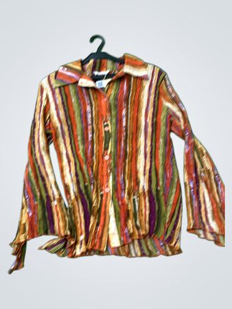 Unbranded Gestreiftes Langarmhemd