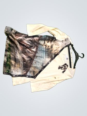 Langarmhemd mit Camouflage-Muster