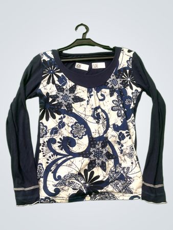 Bluse mit floralem Muster