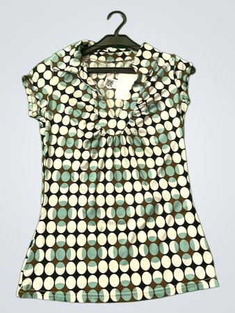 Bluse mit Punktenmuster