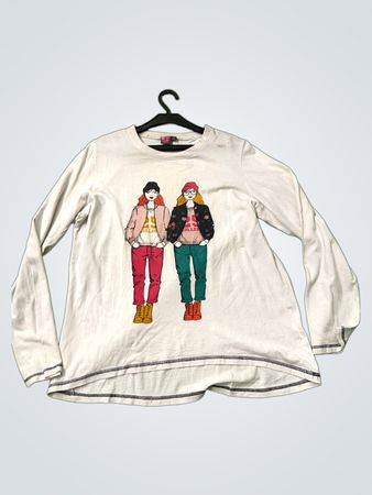 FilA Langarm Grafik T-Shirt