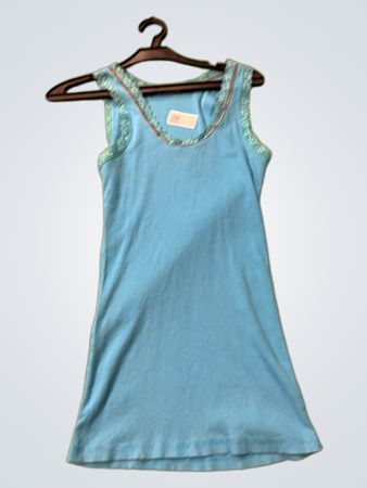 Blaues Tanktop-Kleid