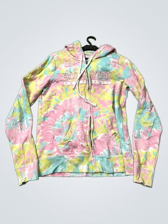 Hollister Tie-Dye Zip-Up Hoodie