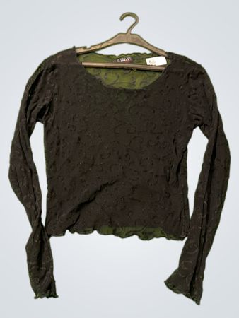 Schwarzes Langarmshirt
