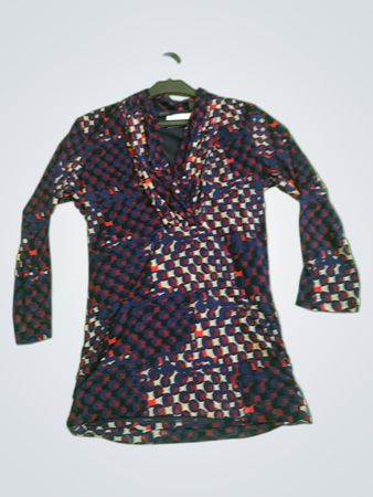 Esprit Collection Damen Bedrucktes Langarmkleid