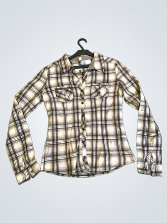 Karierte Button-Down-Hemd