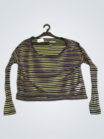 SISLEY Gestreiftes Langarmshirt