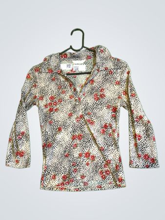 Promod Langarm-Bluse mit floralem Druck