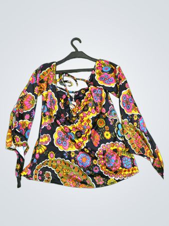 Bluse mit floralem Muster