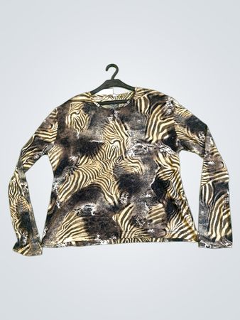 Zebramuster Langarmshirt