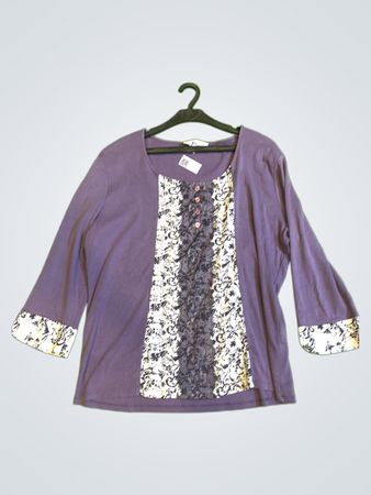 Affinites Lila Bluse