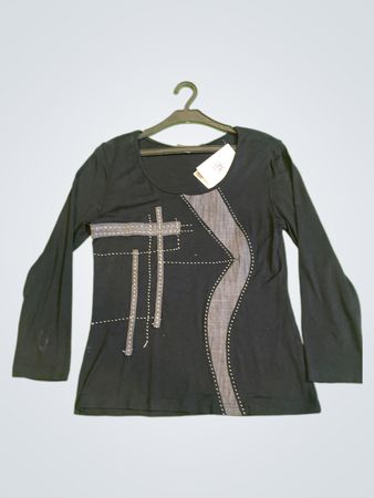 DPM von Depech Mod schwarzes langärmliges Top
