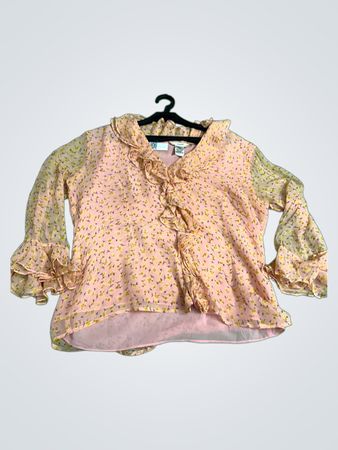 edward Floral Silk Blend Blouse
