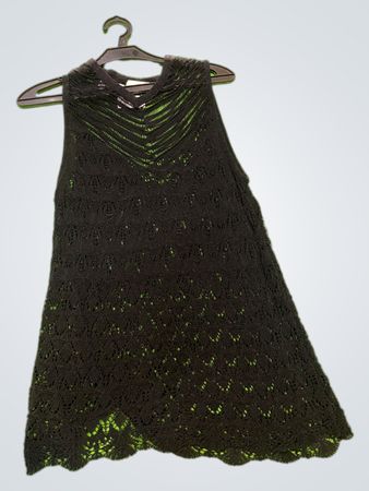 LIU JO Schwarzes Strickarmes Top