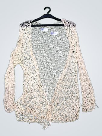 Häkel Langarmcardigan