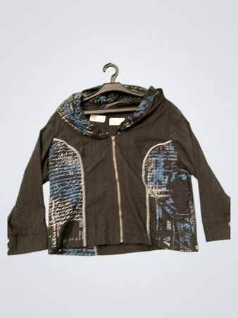 Club von Demo Schwarze Jacke mit blauen Akzenten