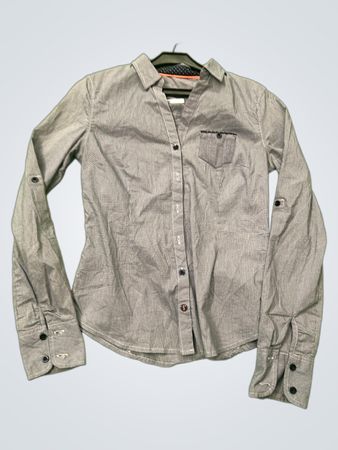Cache Cache Gestreifter Button-Up Hemd