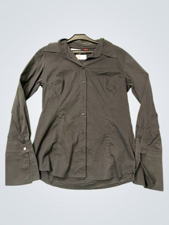 S.Oliver Schwarzes Button-Up Hemd