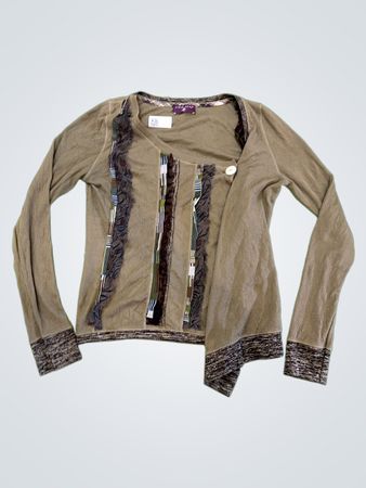 Brown Long Sleeve Top