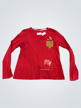 T Gore De Marans Red Langarmhemd