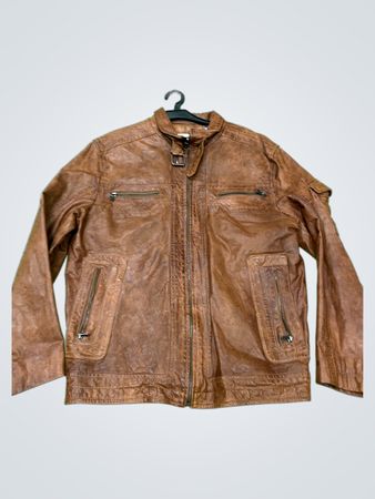 Engbers Brown Leather Jacket