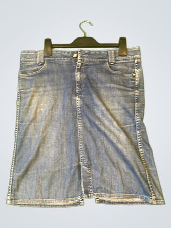 Sarah Lawrence Denim Midi Rock