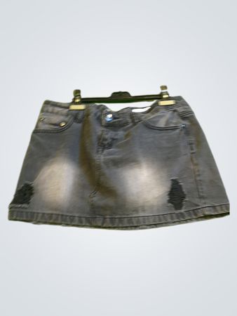 Unbranded grauer Denim-Minirock