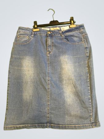 Mille One Fashion Denim Midirock