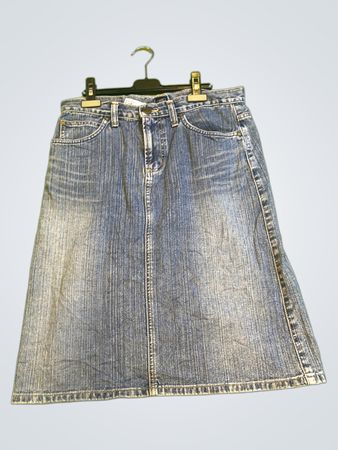 Denim Revolution in Europa A-Linie Midi-Rock