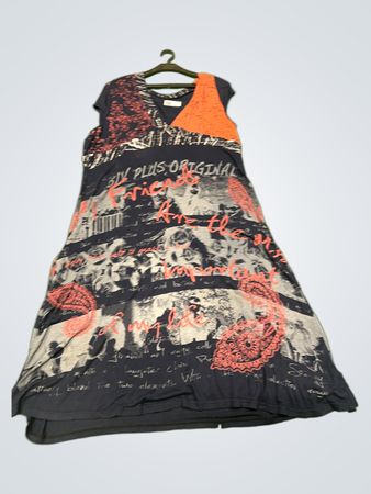 Vintage Vanguard Graphic Kleid