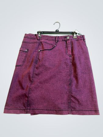 Lila Jeansrock
