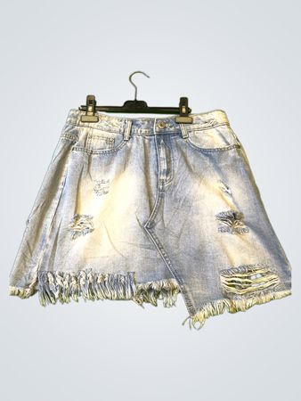 Miss Two Jeans Verwaschener Denim-Rock