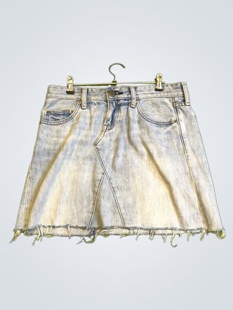 Hellblauer Jeansrock