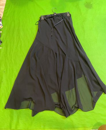 Alex Evenings Petite Schwarzer Maxi-Rock